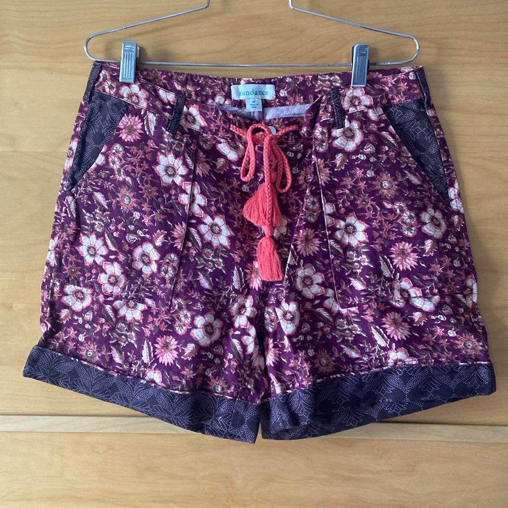Linen dress shorts